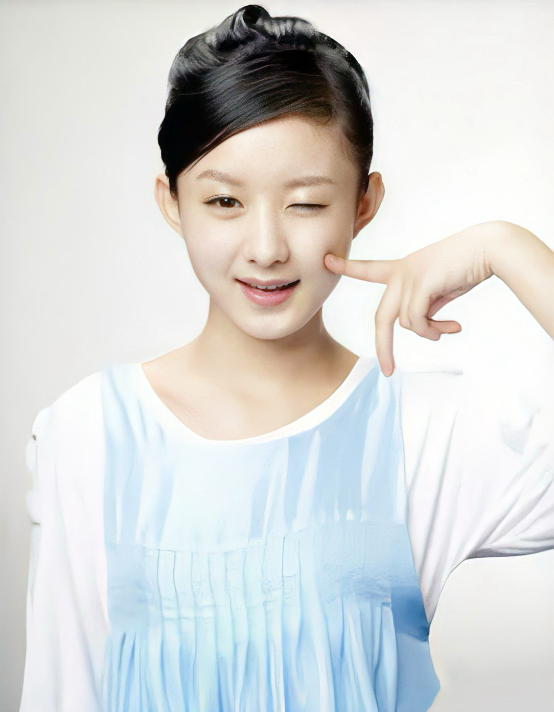 此时的赵丽颖还不知道自己将来会成为顶流，且获得了电视领域最高荣誉飞天奖！如果可以