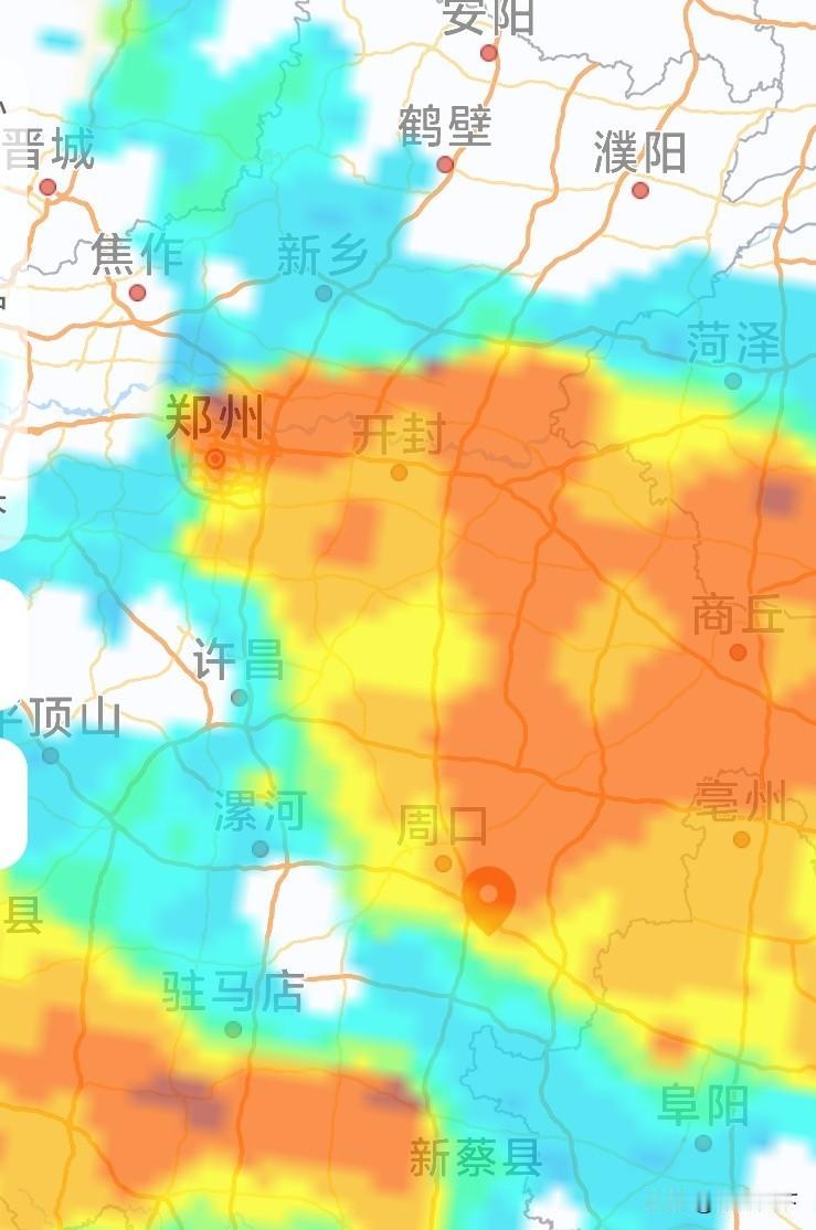 这么好的机会为什么不人工降雨呢？周口今天预报的又是大雨又是暴雨的，坐标项城市，结