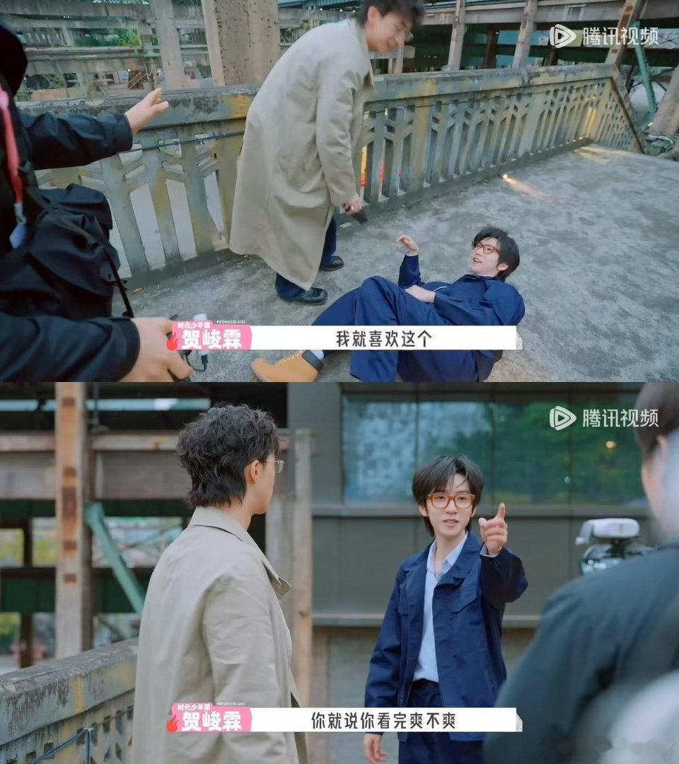 贺峻霖贺峻霖首次演短剧 📸短短几秒预告全是高能，首次出演短剧就挑战打戏，剧情走