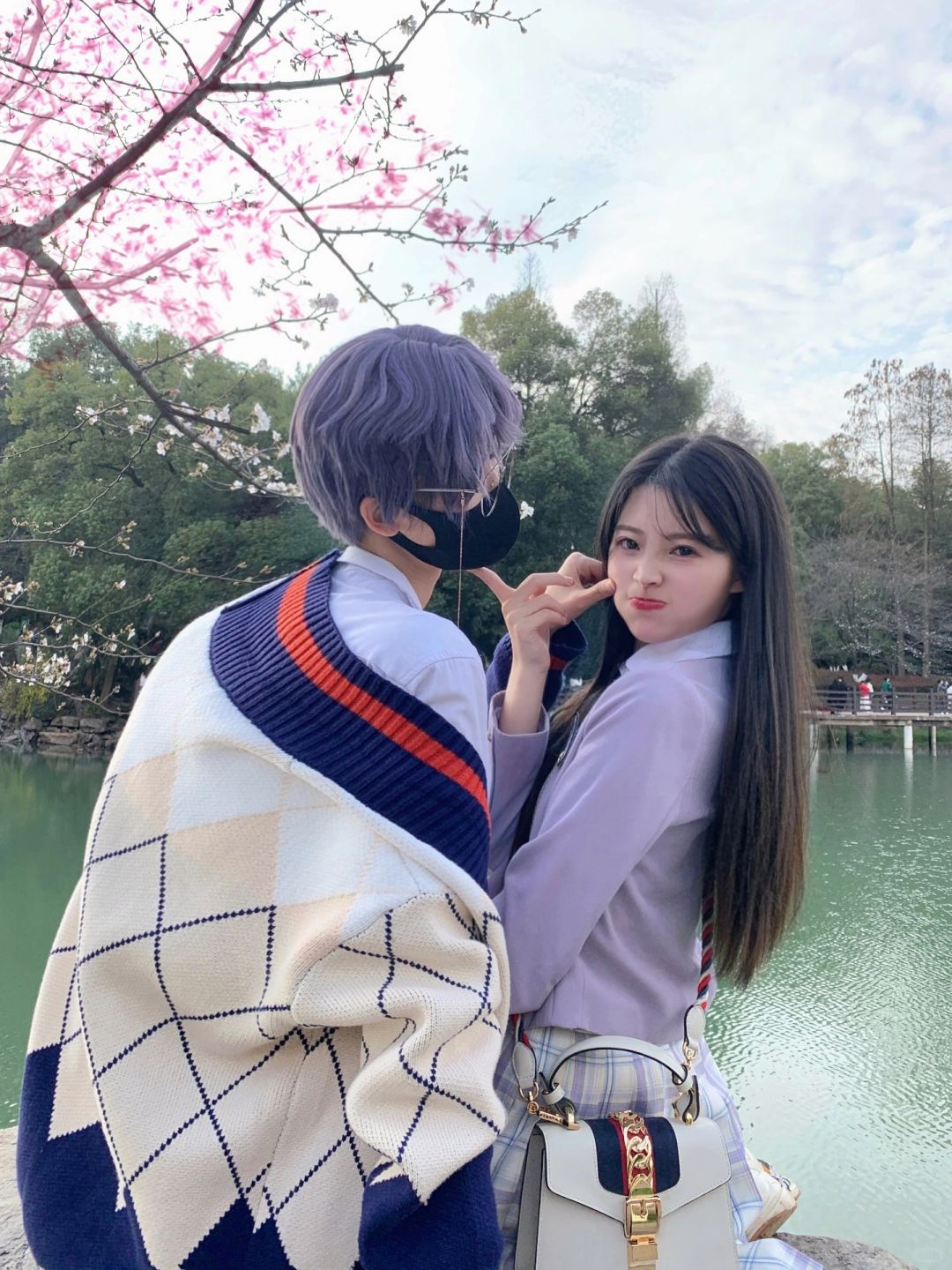 和祁煜约定一起来看的樱花～🌸