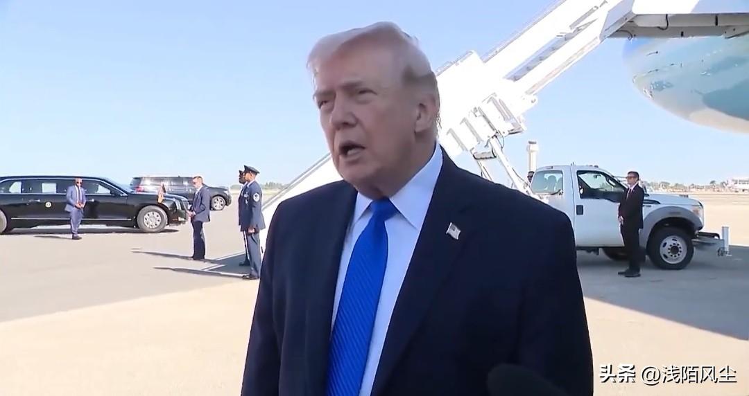 特朗普:“我们一直在对话，我们不想看到核弹，不允许拥有核武器，弹道问题要‘低调处