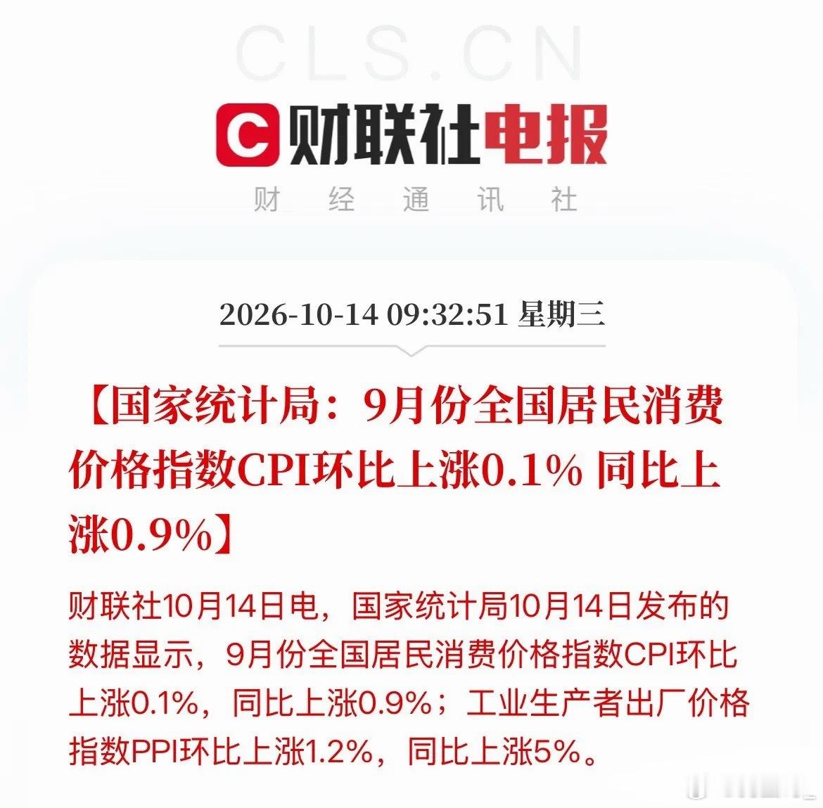 温和回暖，修复偏弱，9月CPI同比涨幅0.9%，宽松政策的空间没完全关闭，但PP