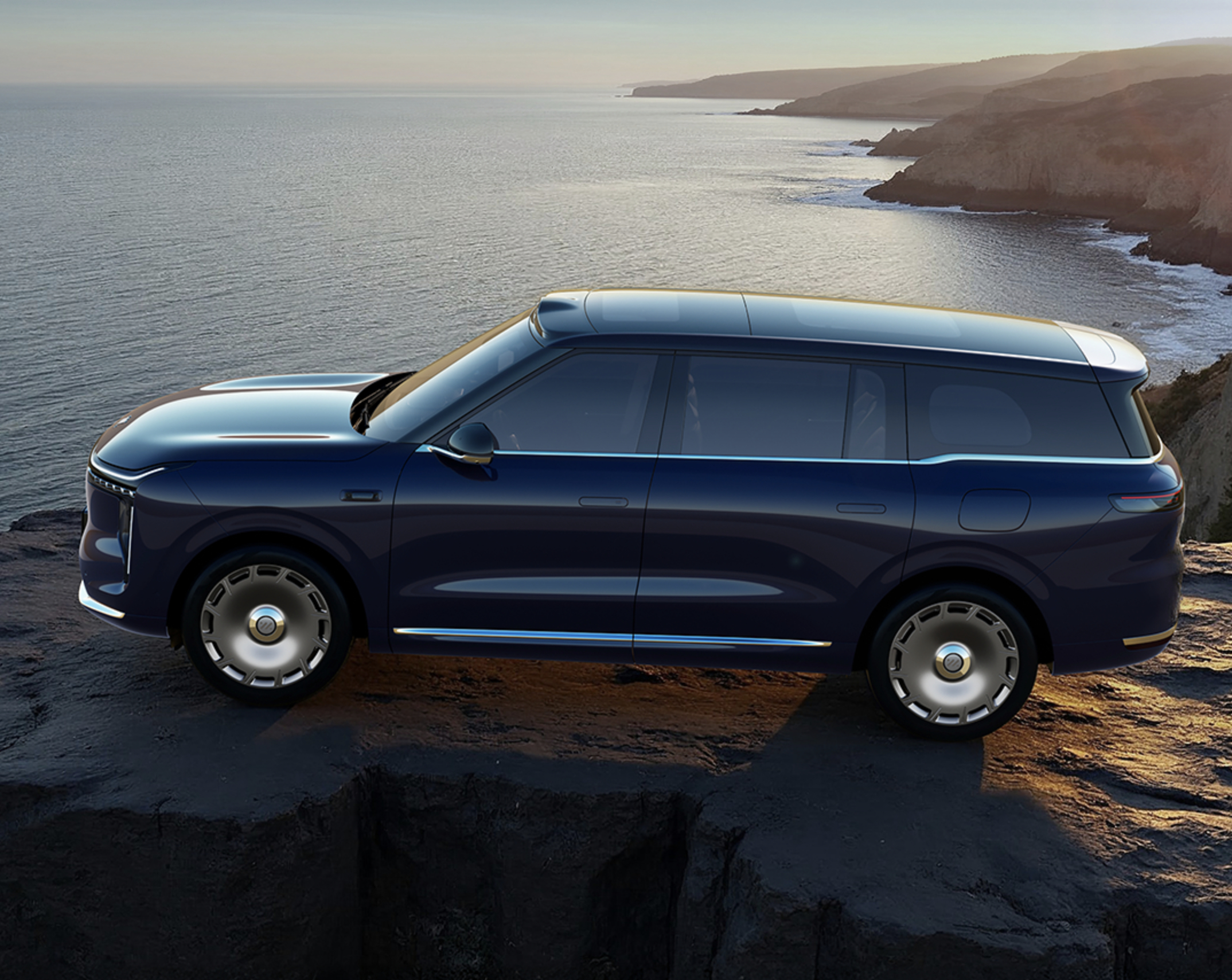 上汽旗舰智己LS9官宣11月4日预售发布 别的不说，这个角度这个样子，9系智己在