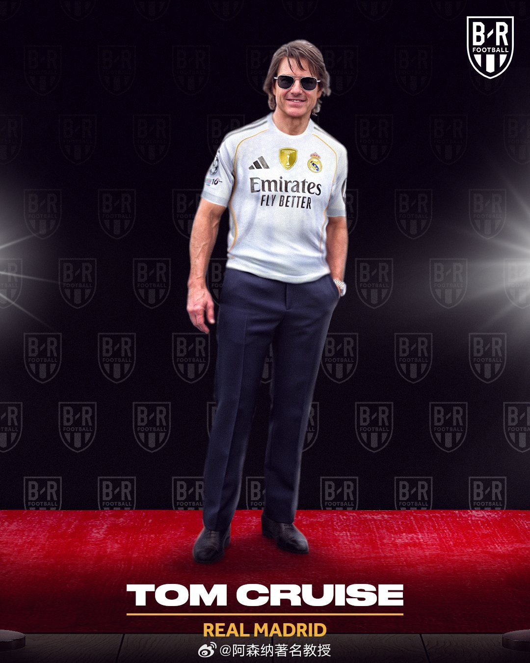 如果演员们穿着俱乐部球衣走上红毯 英超联赛 阿森纳著名教授