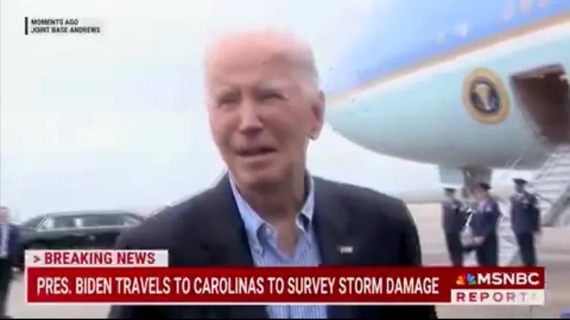 拜登指出，美国不会支持以色列对伊朗核设施发动任何打击。拜登当地时间10月2日前往