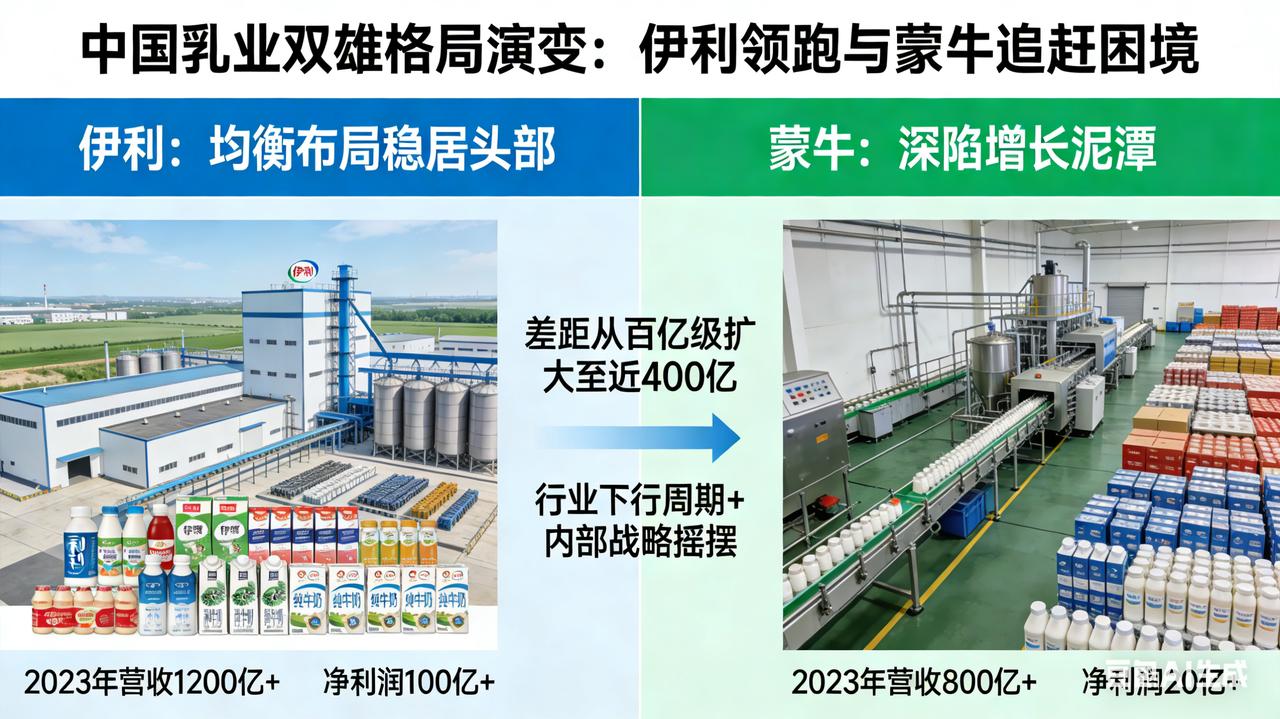 乳业格局生变：蒙牛掉队背后的战略与基因困局
 
中国乳业双雄对峙格局已然瓦解，伊