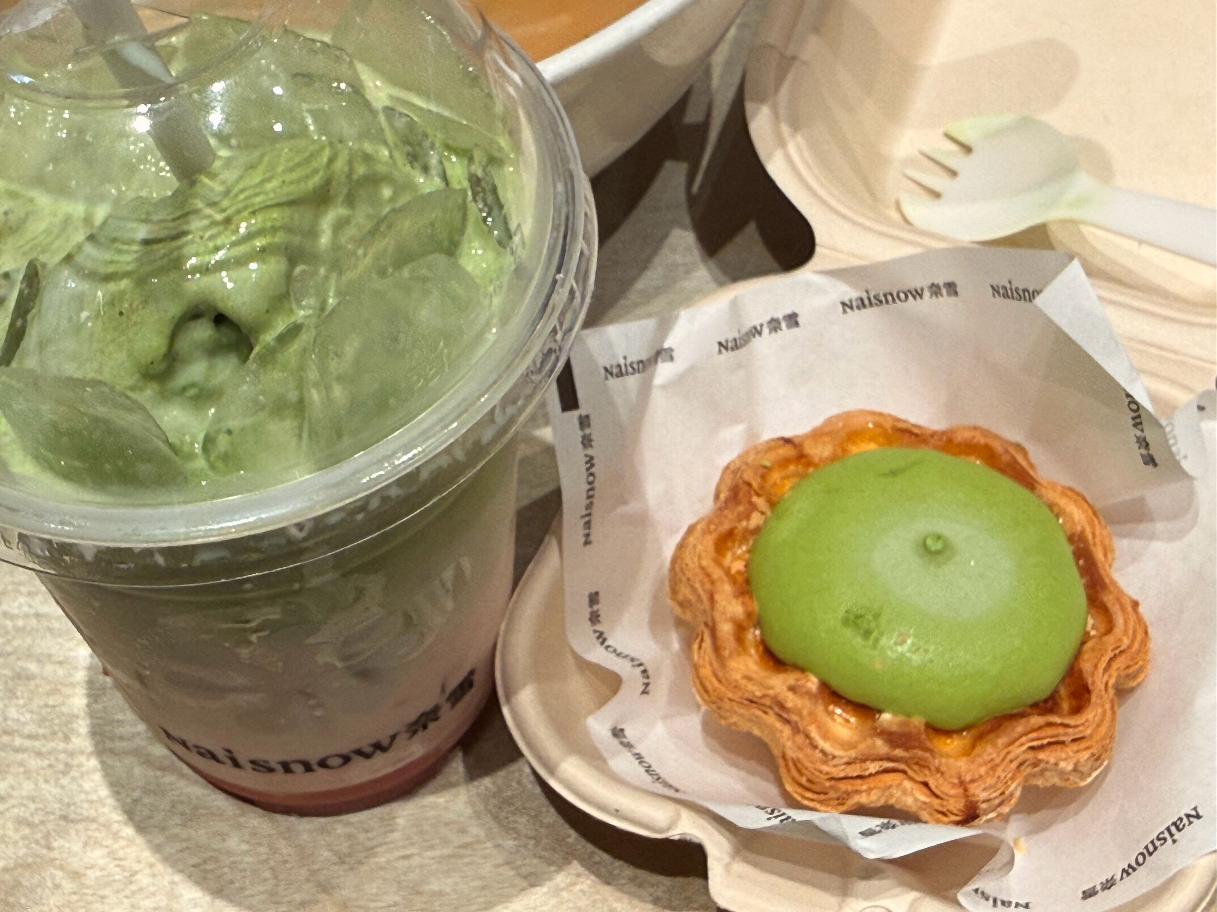 已严肃品鉴奈雪抹茶套餐，夯！ 