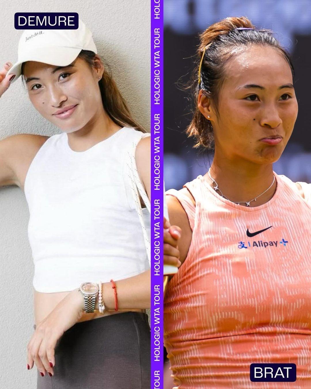 场内场外的女明星#美网2024##wta[超话]# ​​​
