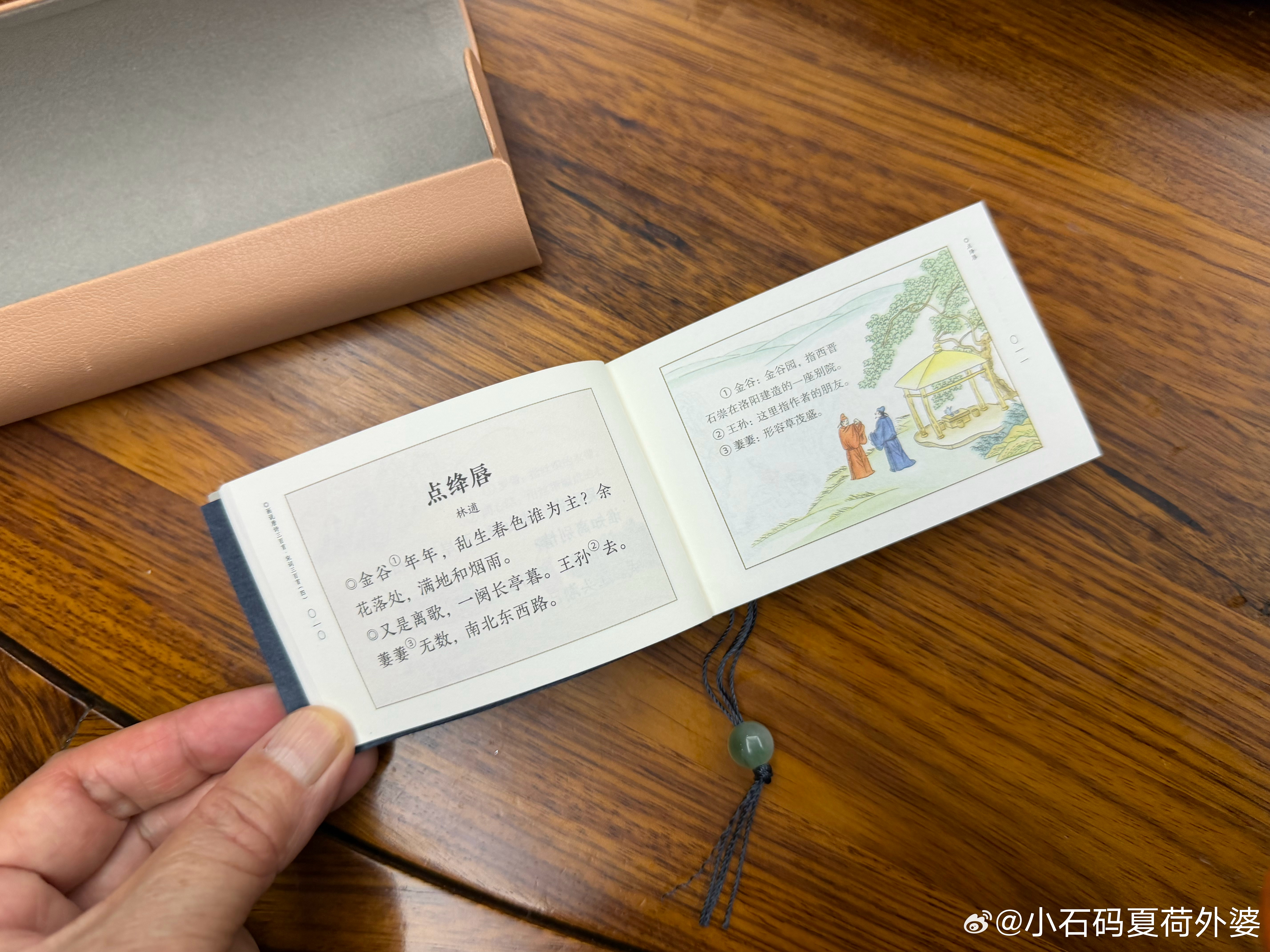 宋词鉴赏这是北宋隐士林逋的咏物名篇《点绛唇·金谷年年》。这首词虽写送别，却通篇不