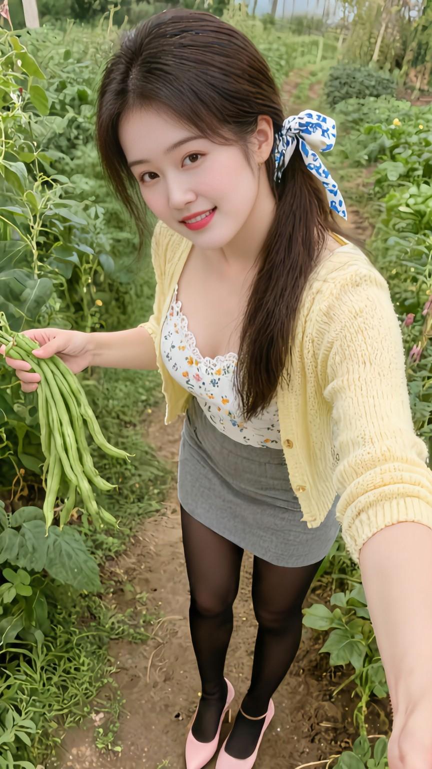 纯天然绿色蔬菜 我的农村生活