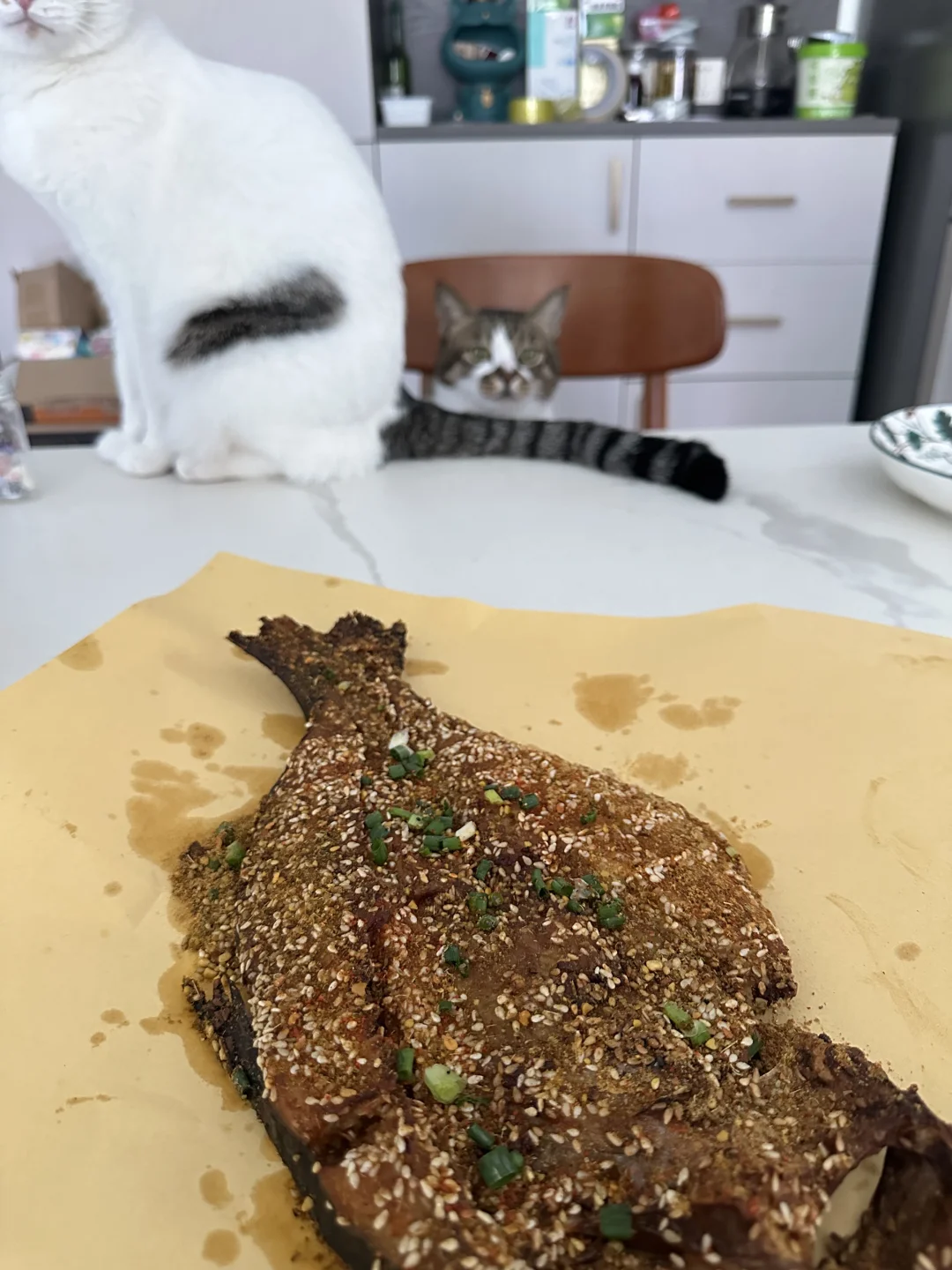问题来了，阿经吃到第一口了吗