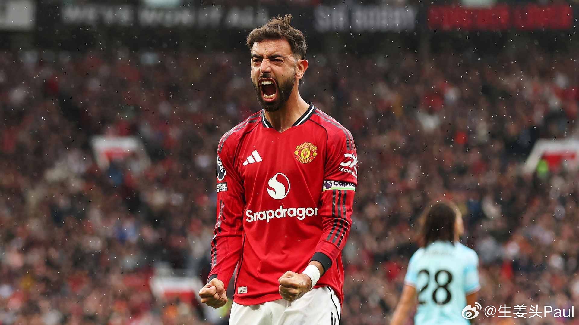 🚨布鲁诺·费尔南德斯只需再送出5次助攻，就将成为过去40年里第三位为曼联贡献1