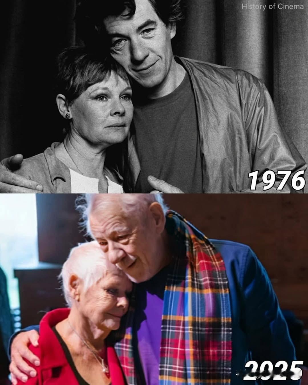 好莱坞演员伊恩·麦克莱恩爵士和朱迪·丹奇女士：1976年至2025年12月。