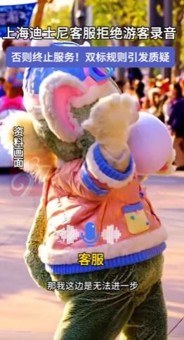 上海浦东，一游客王先生致电迪士尼客服开发票，为避免信息出错，善意提议“双方录音留