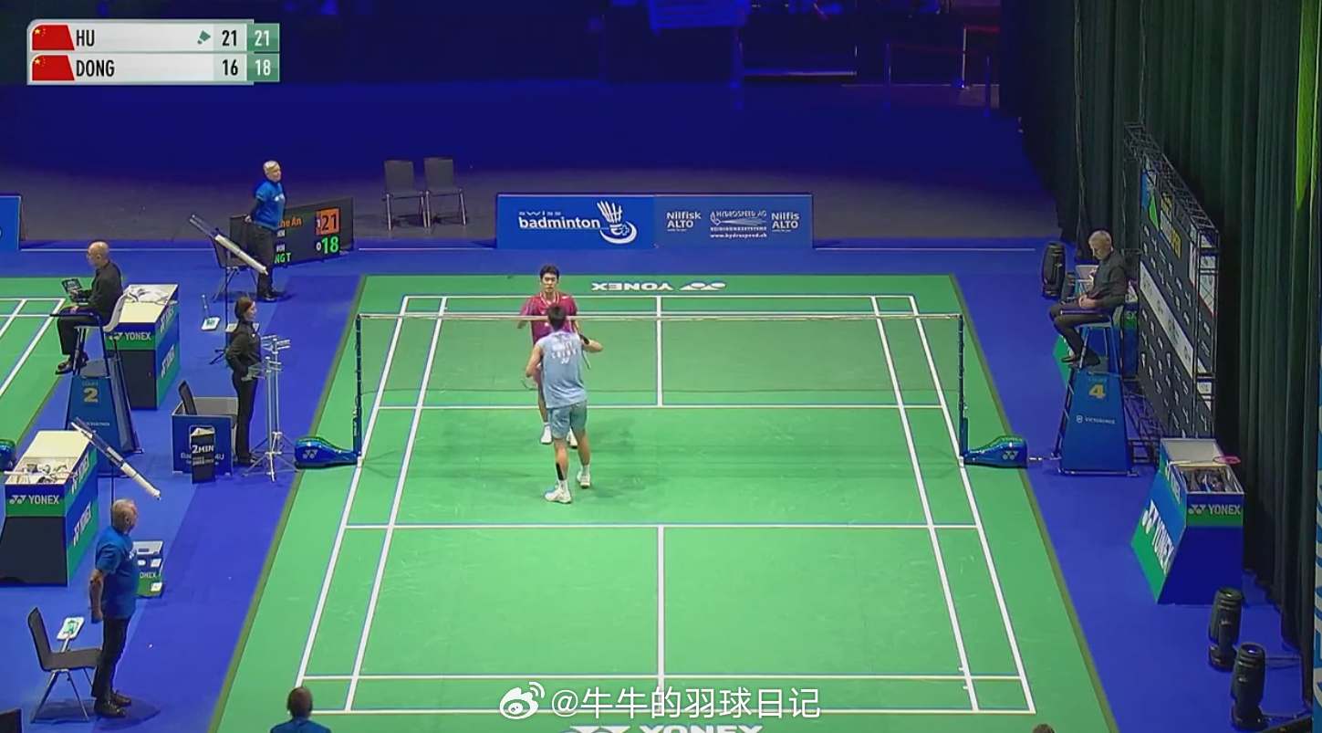 胡哲安 21-16 21-18 董天尧2026年瑞士羽毛球公开赛