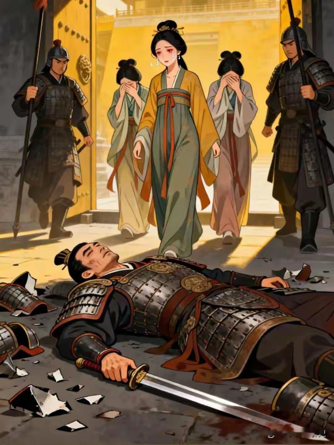 她只陪刘邦睡了一夜，被遗忘18年，最后竟成太后，儿子还是千古明君

刘邦靠在榻上