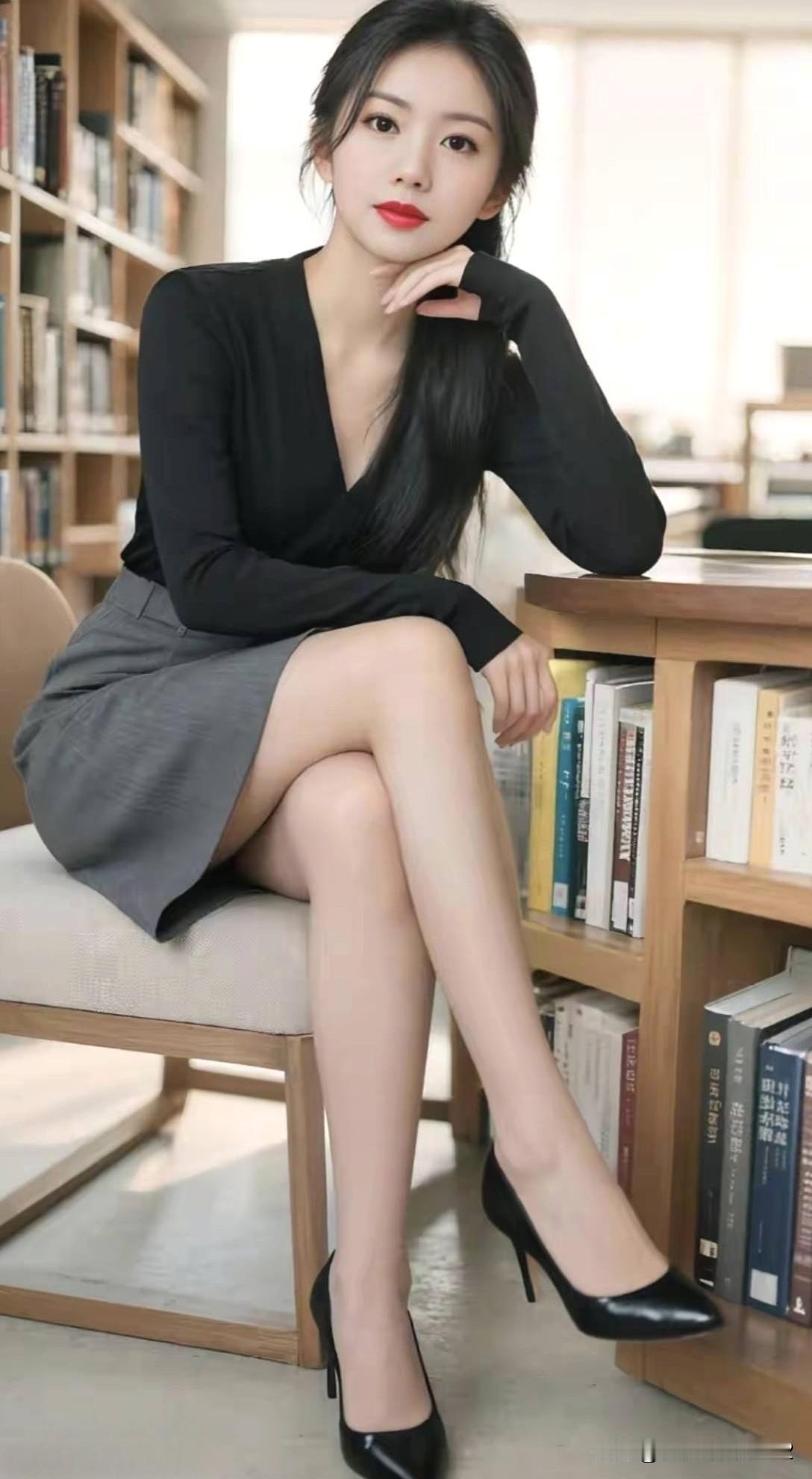 优雅气质，书香气息，职场女性风范