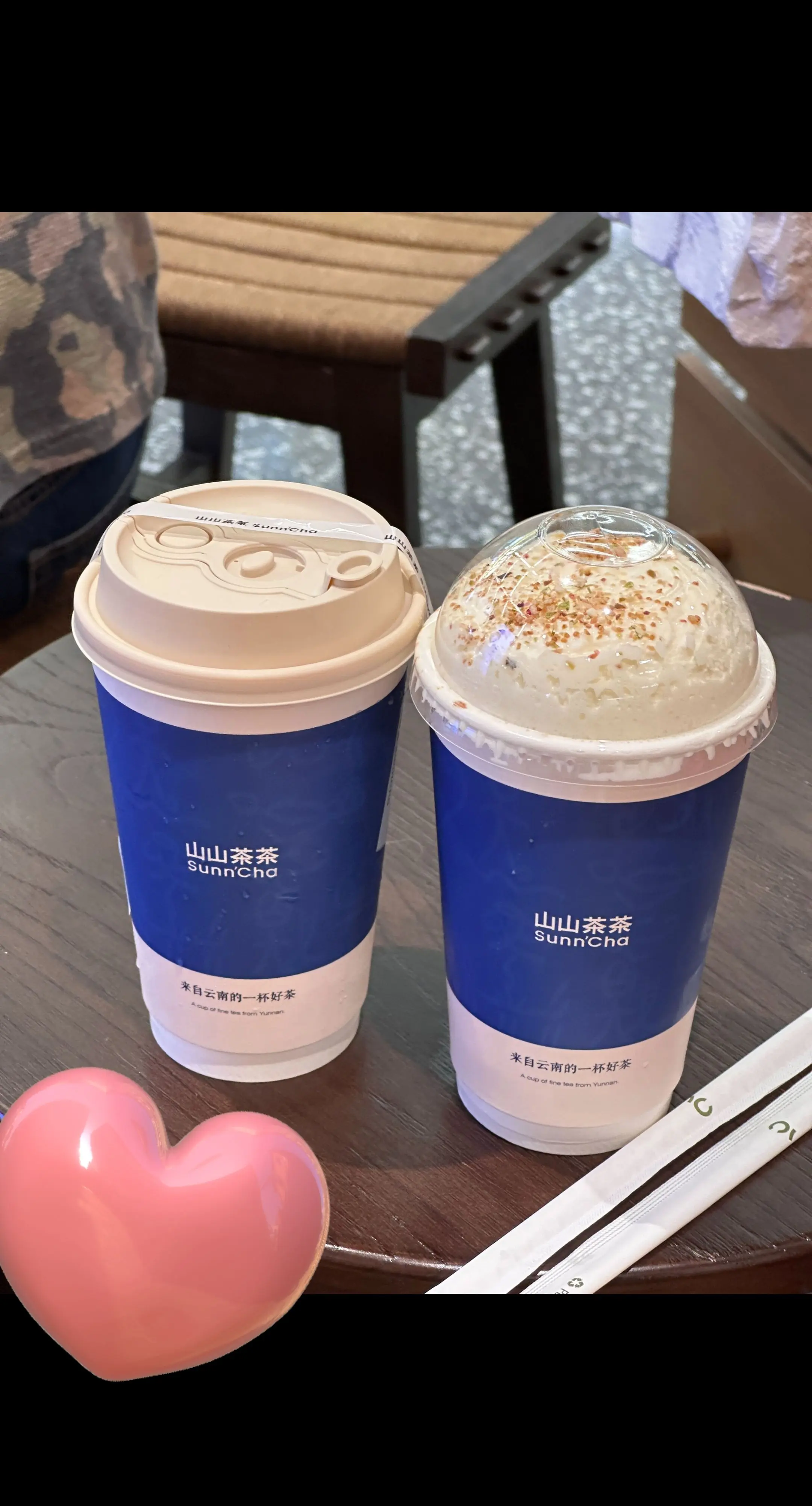 一趟云南之行，收获了一杯让人满意的奶茶山山茶茶 独特的茶香风味让人印象...