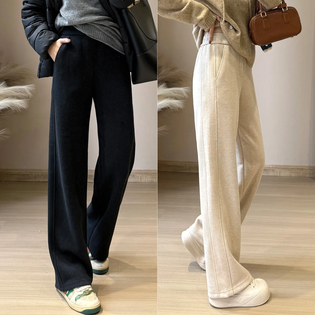 极简报恩裤！高腰阔腿穿出两米腿长👖