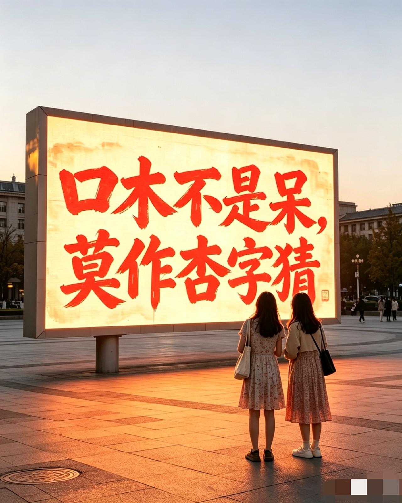 本人才疏学浅！这字谜愣是猜了三天三夜都没猜明白，谁懂啊？这到底是啥字？