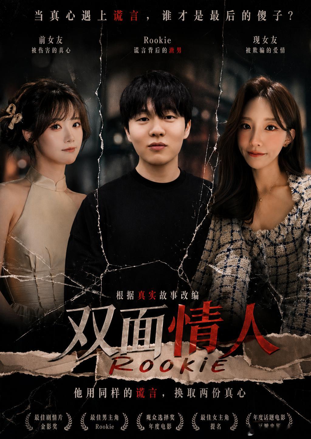 双面情人（AI制作）持续放映中，上一集Rookie现任女友深夜爆料，怒斥小钰胡搅