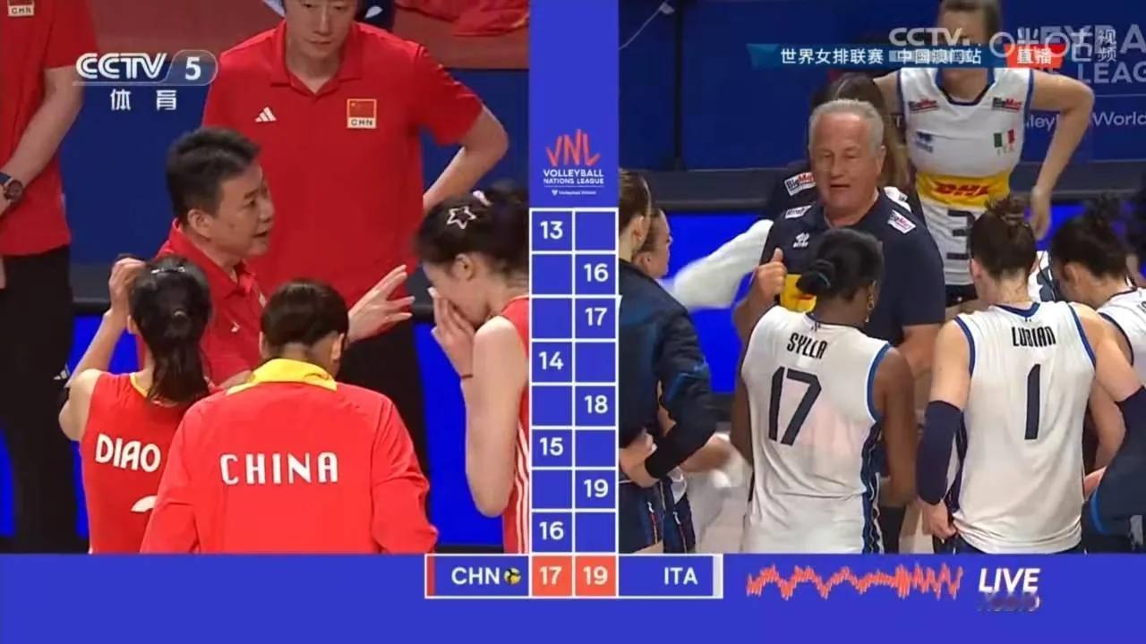 太可惜了，中国女排0：3输给了意大利队。龚翔宇一改往日的低迷，本场发挥出色，可惜