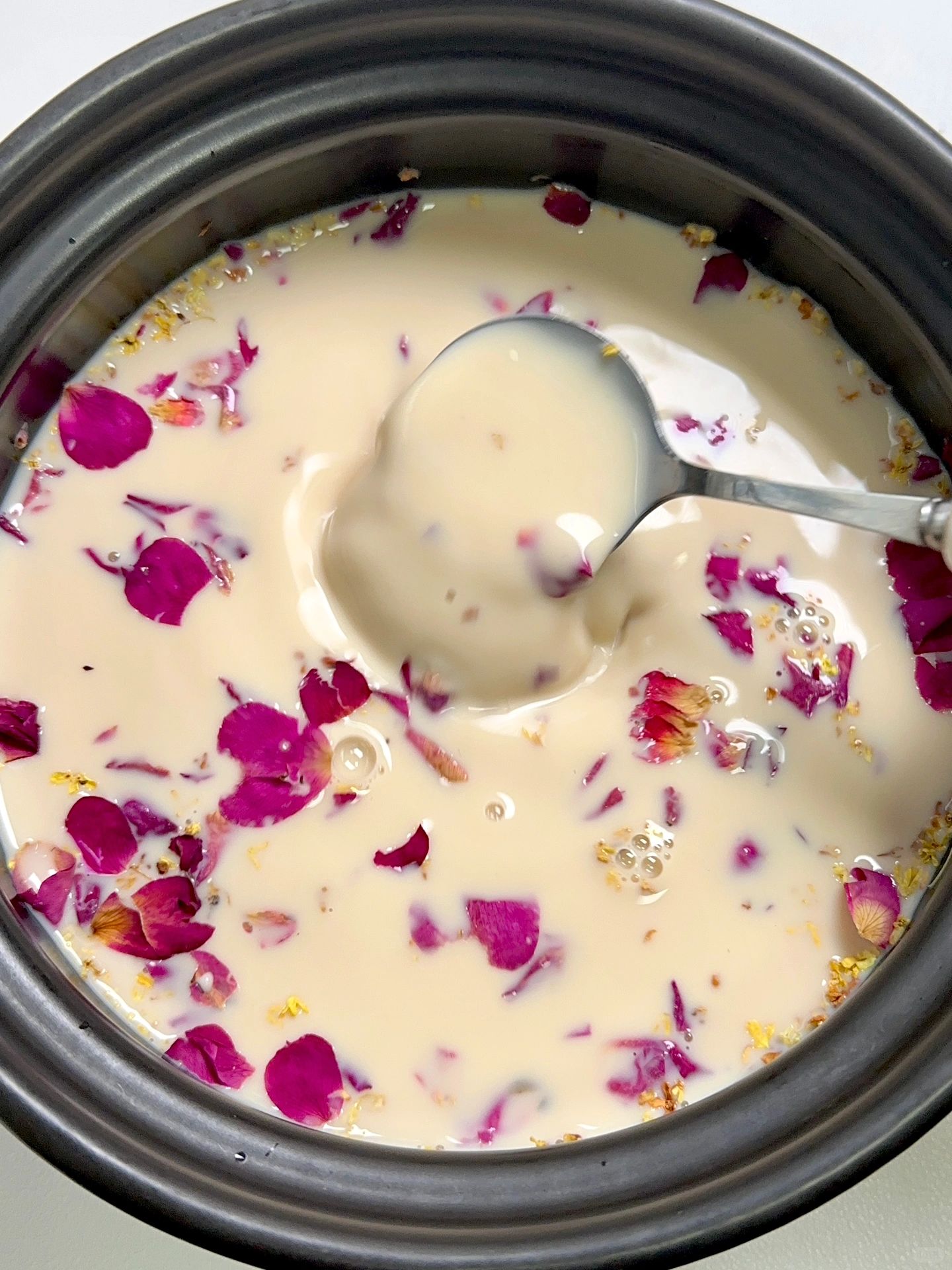 跟风做的桂花烤奶……真的好喝s了！！