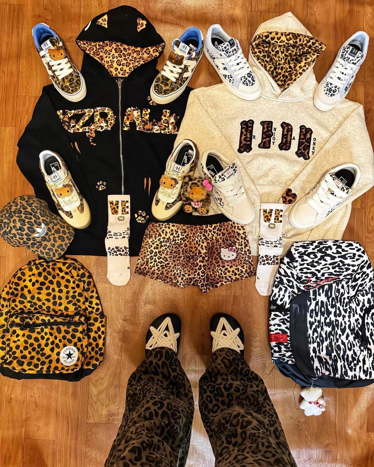 属于豹纹的胜利是迟早的。顽刻 顽刻滑板鞋 豹纹