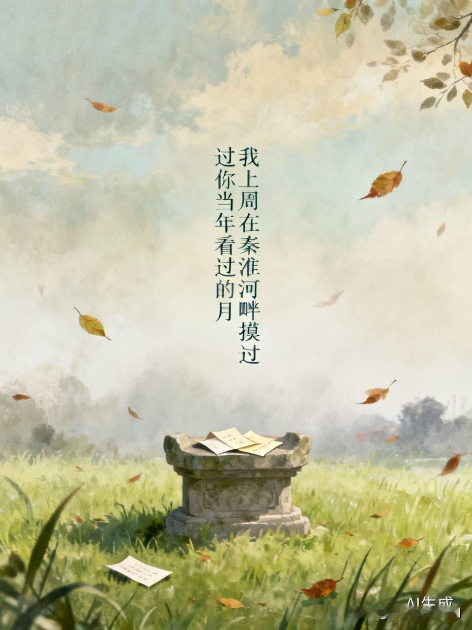 上周去洛阳北邙山逛，误打误撞走到了李煜的墓前，土堆没有规整的神道，连块像样的新碑