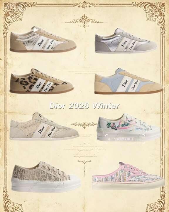 Dior 2026 Winter Shoes丨合集来啦‼️‼️
美鞋分享 鞋子合