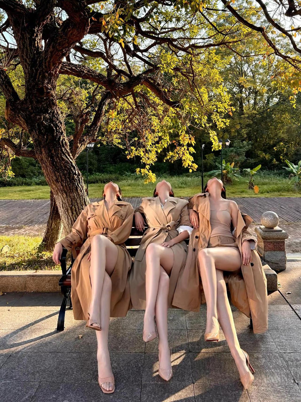 抱歉，姐没有不权威的义务。大长腿 穿搭 户外