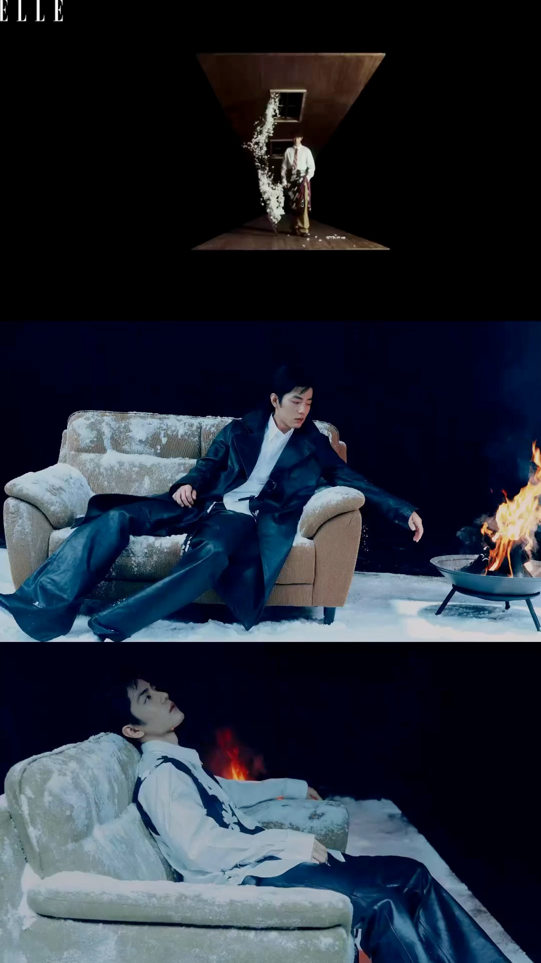 肖战ELLE杂志销量很猛，1个小时完全不够啊！这组四季主题大片，感觉像本个人写真