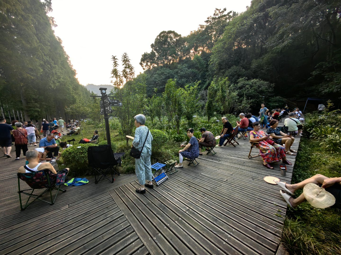 青城山景区大门至前山山门的公路，迎宾大道+清幽街+青城山路，全长2.2公里。我从