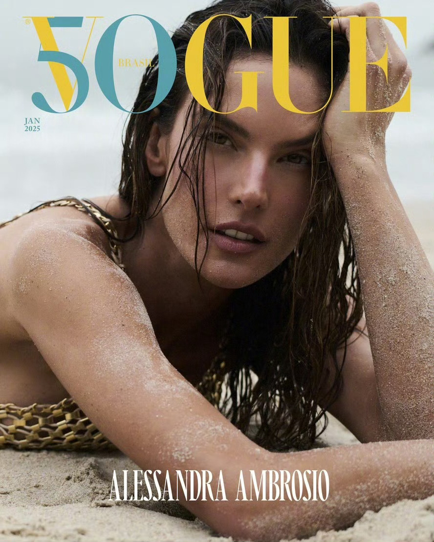 VOGUE Brazil January 2025.Alessandra Amb