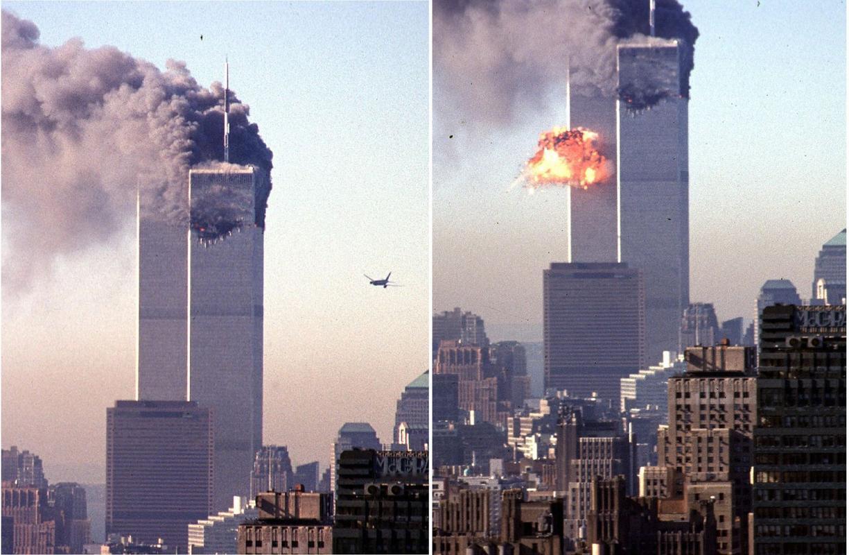 2001年9月11日，恐怖分子劫持4架民航客机，袭击纽约世贸中心和五角大楼，另有