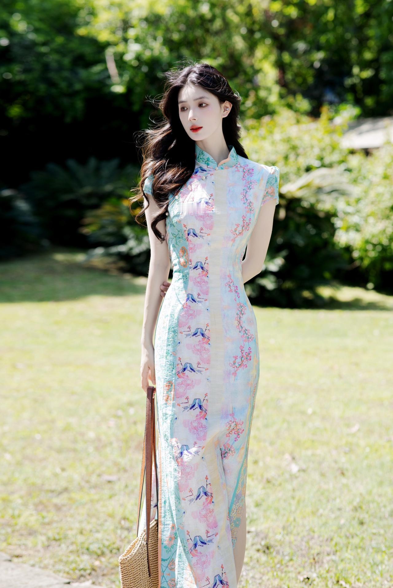 旗袍是中国女人最好的医美～旗袍 新中式 新中式穿搭