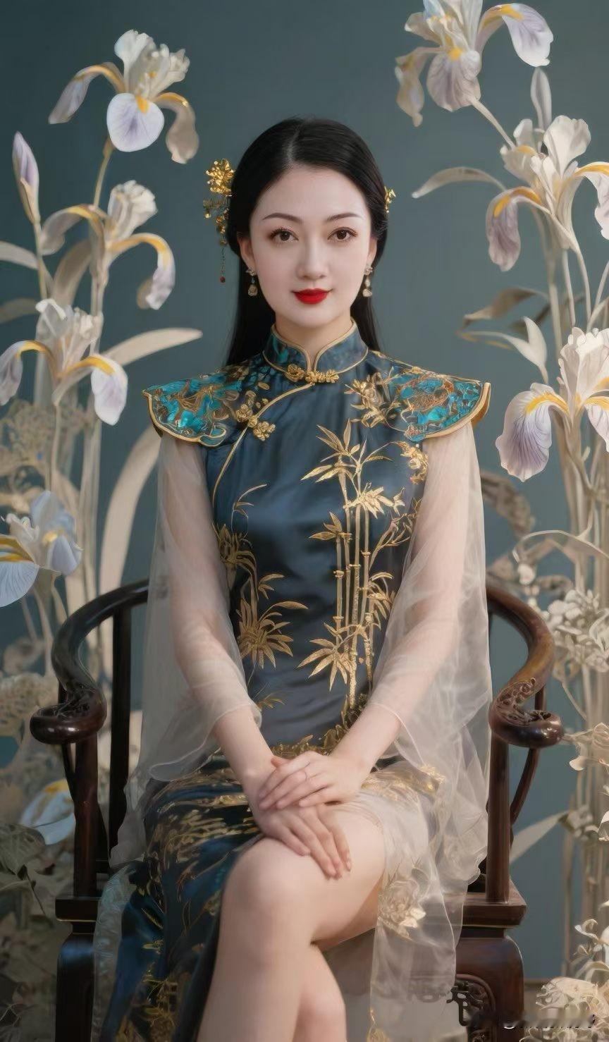 旗袍女神随手拍张天空照 兰州最好吃的牛肉面在哪 云里老松蟠峭壁，盼下联 旗袍街景