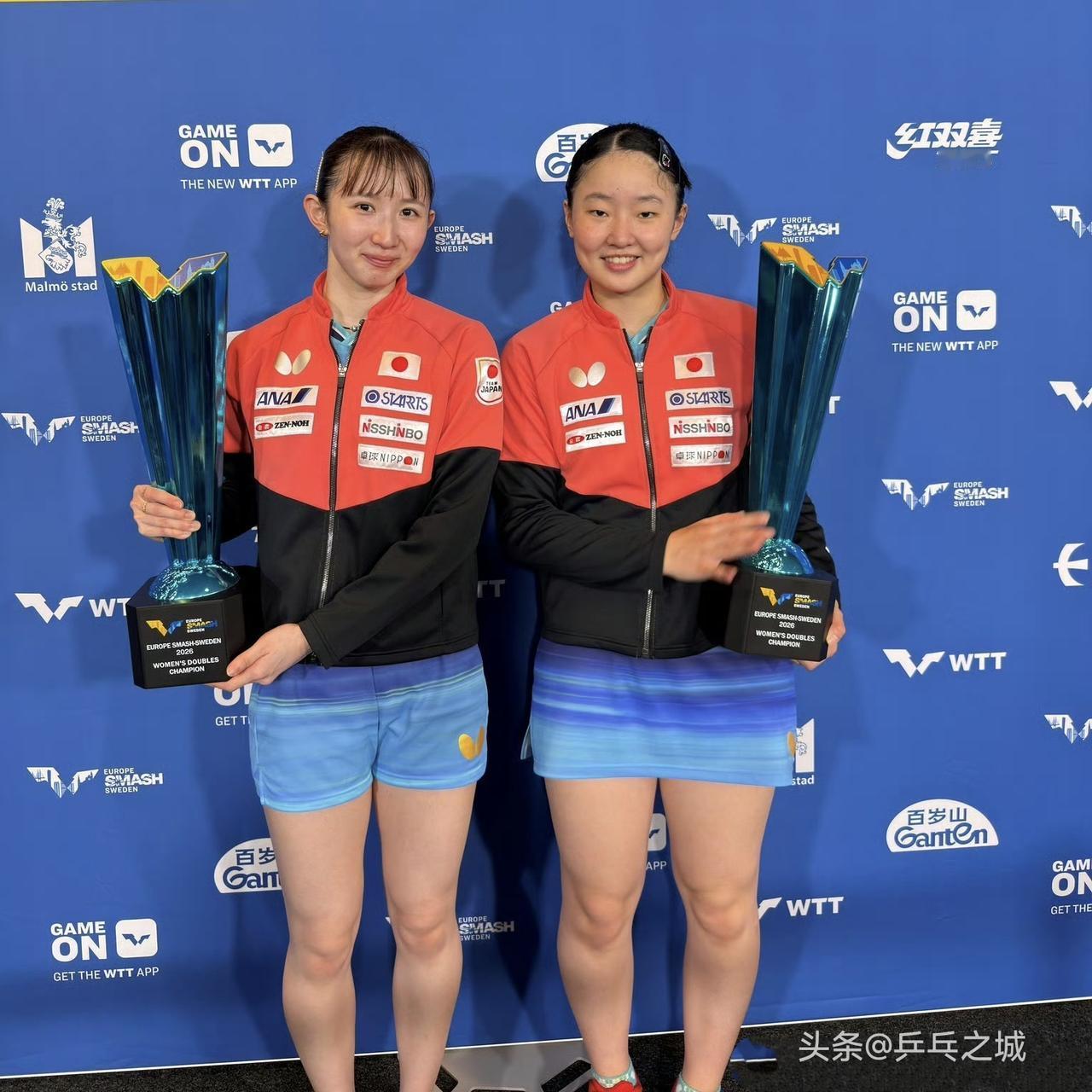 jtta分享了日本队2026WTT欧洲大满贯后选手和奖杯的合影📷
男单亚军🥈