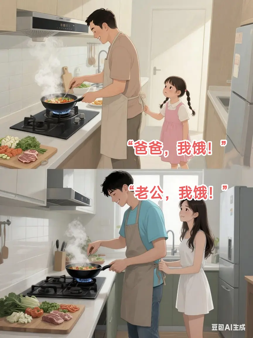 老公是这个世界上除了爸爸最爱你的男人。