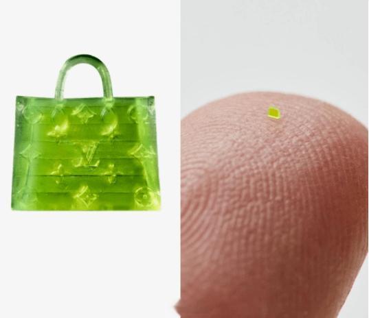 #比盐粒还小的手提包卖出46.2万# LV会营销的，线上拍卖，你也不知道到底谁出