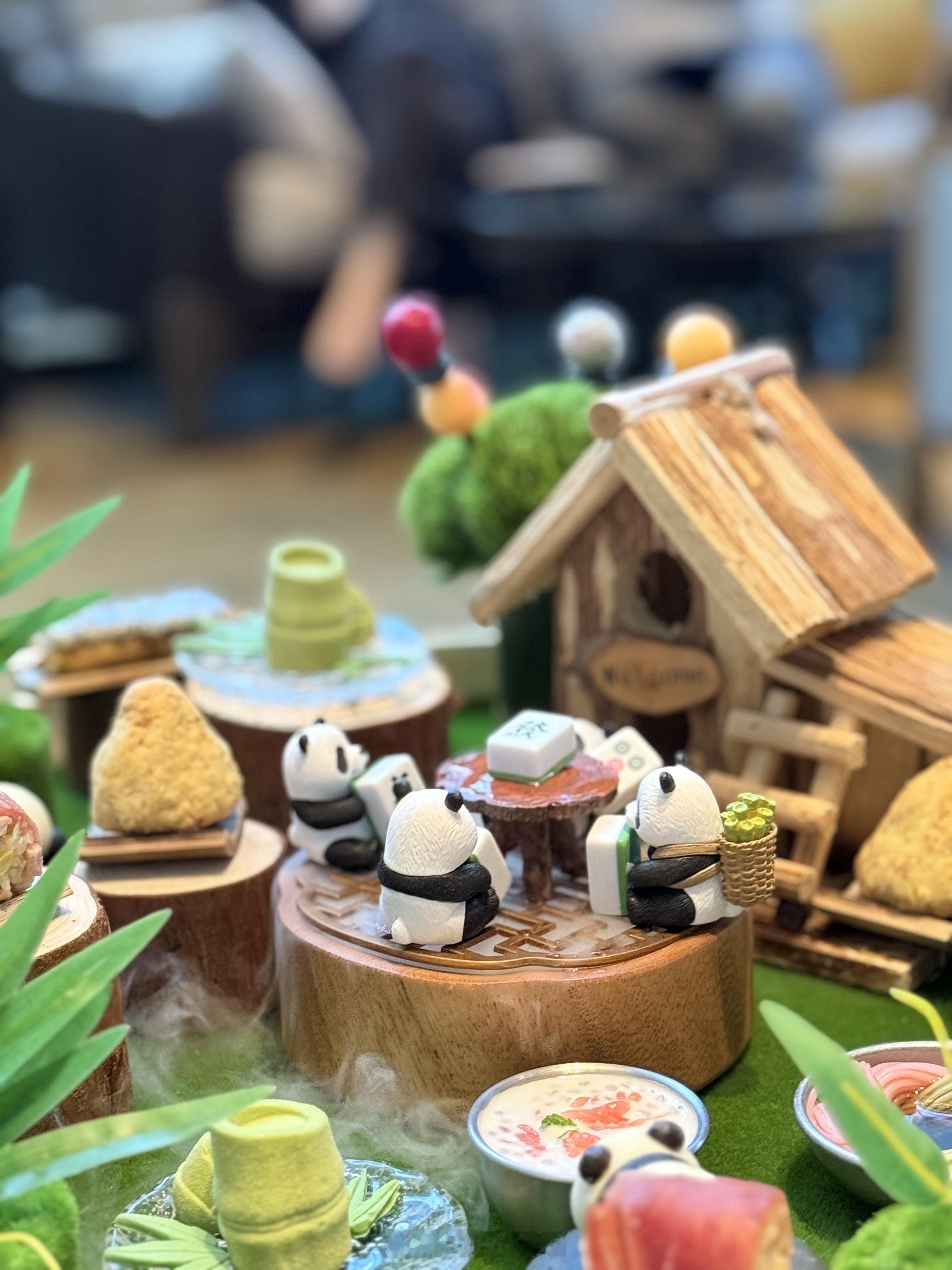 天菩萨！丽晶酒店的熊猫乐园下午茶也太可爱了吧！今日立秋，宜入竹林秘境，邂逅可爱四