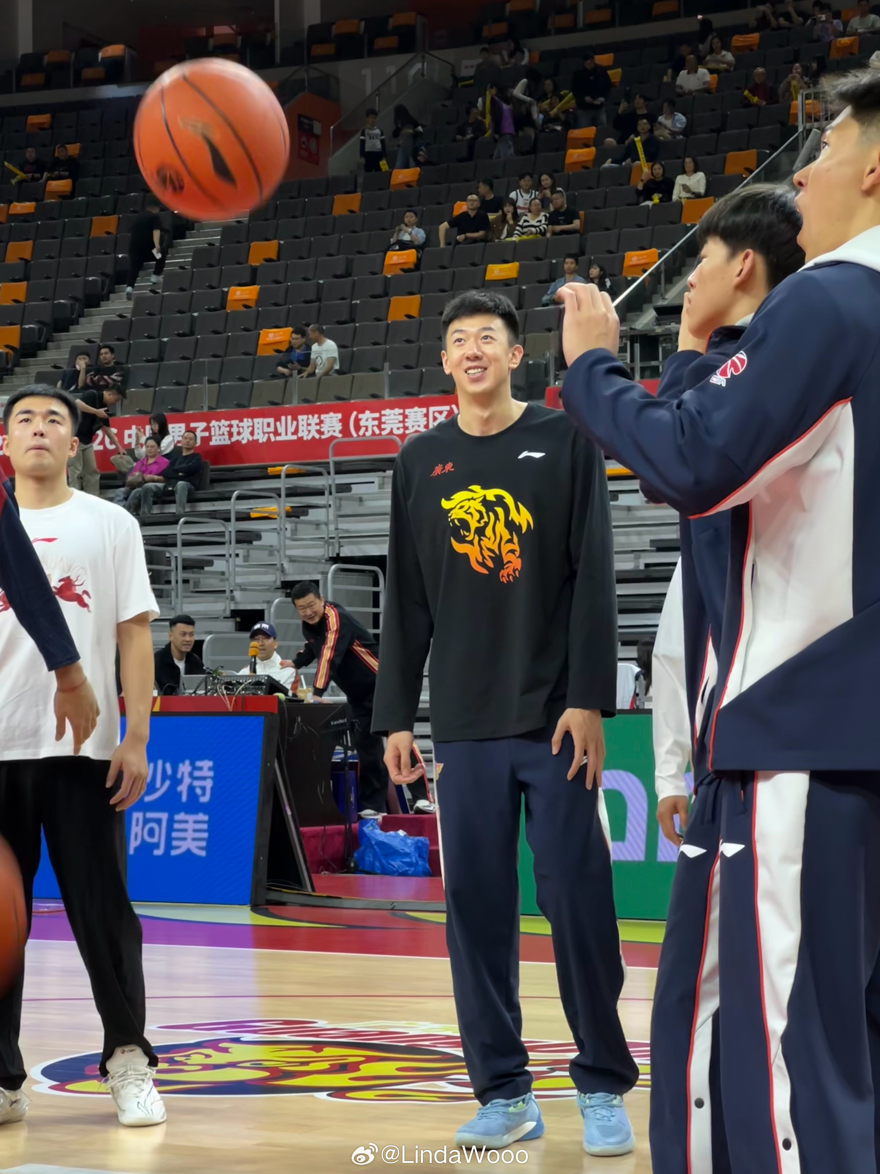 看来今天轮休王少杰广东宏远 东莞·东莞银行篮球中心