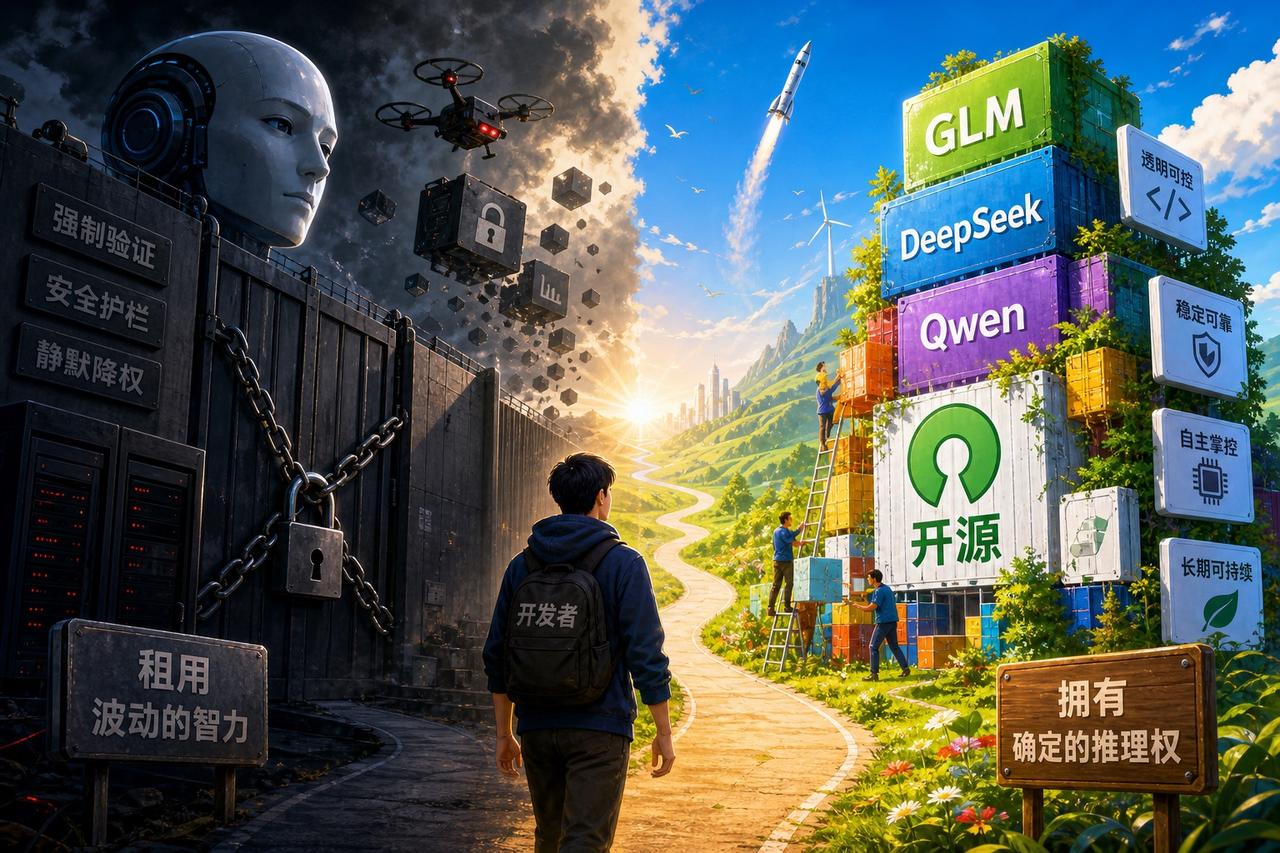 【AI 权力的更迭：从“租用”智力到“拥有”主权】

最近关于“弃用 Claud