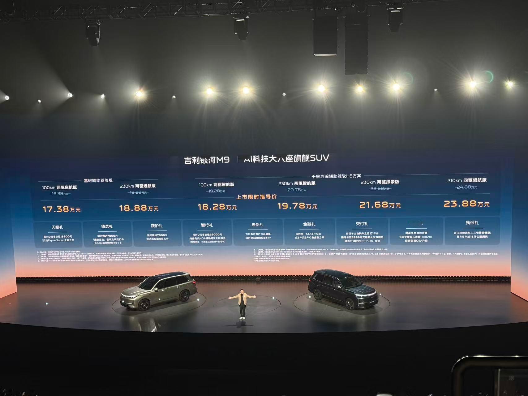 吉利银河M9AI科技大六座旗舰SUV全尺寸的九系又来一位，重点是什么重要吗？重要