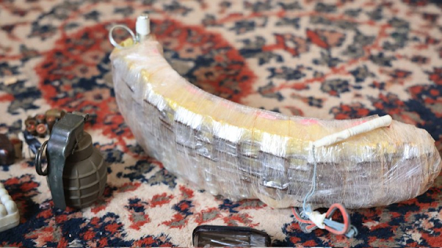 烽火问鼎计划每天认识一件兵器 一个典型的圣战者自杀式爆炸腰带：两个引信，一个机械