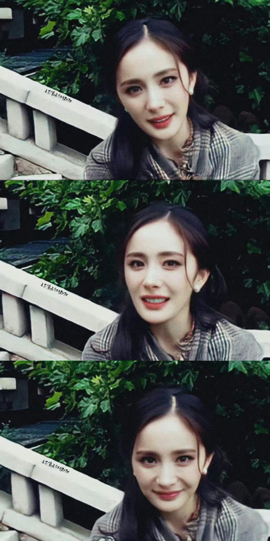 杨幂  这两张图，好权威的脸蛋