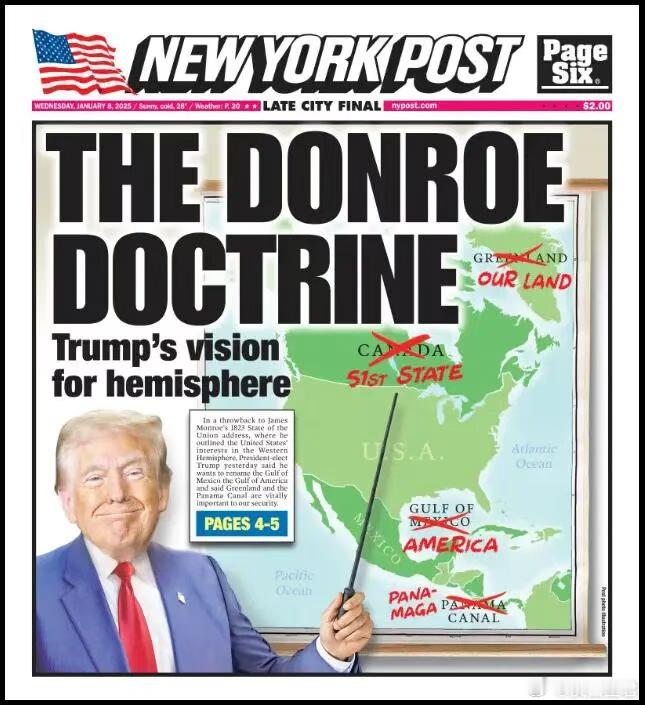 特朗普连发威胁，“唐罗主义”来势汹汹！继闪击委内瑞拉、掳走马杜罗后，特朗普又接连