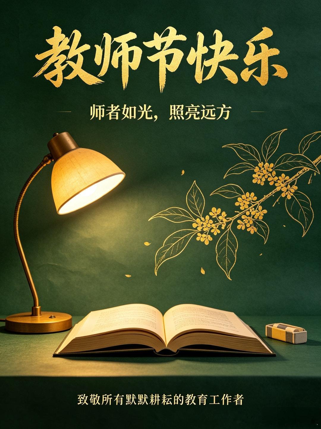 教师节快乐师者如光，微以致远。感谢每一位老师的坚守与付出，以匠心育人，以初心传道