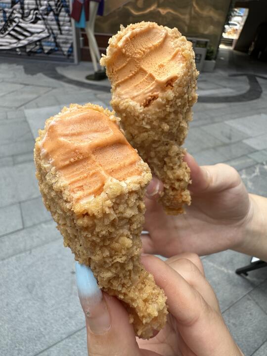 是真的！鸡腿冰淇淋🥺