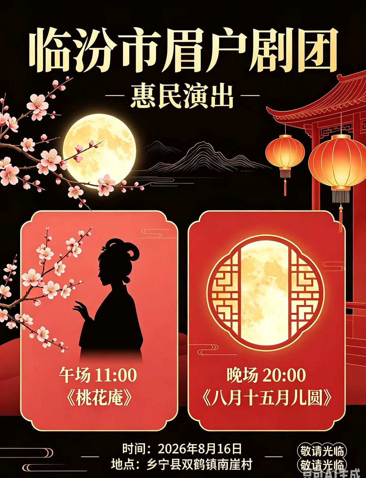戏讯。临汾市眉户团戏讯地方戏曲文化